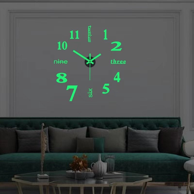 3D Wall Decorative Clock