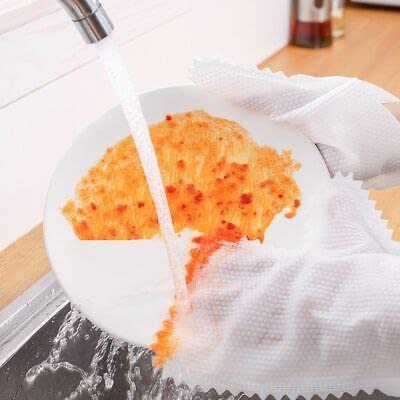 Microfiber Fish Scale Cleaning Duster Gloves
