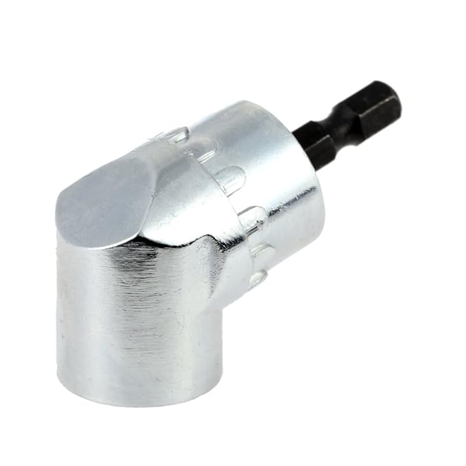 105 Degree 1/4 Inch Right Angle Drill Adapter Hex Shank