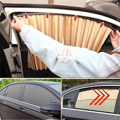 Foldable Car Window Privacy Curtains