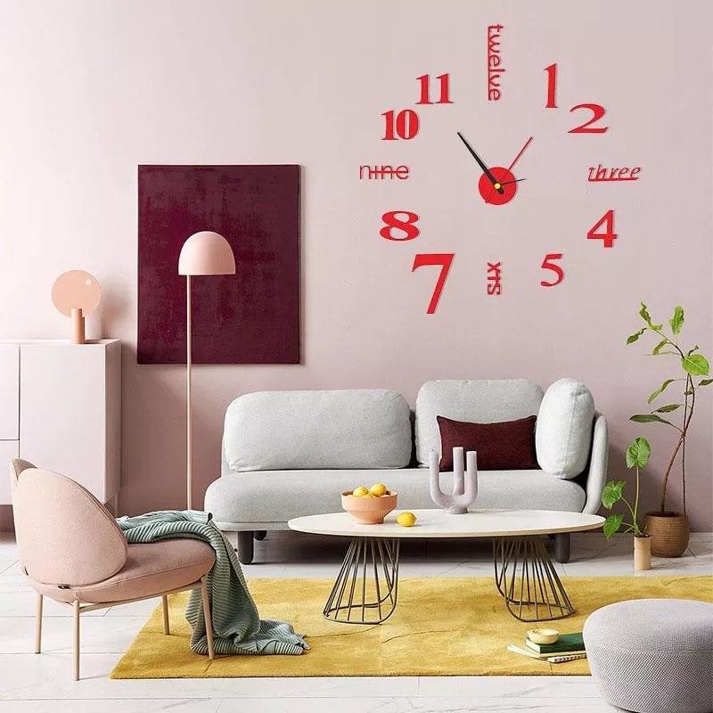 3D Wall Decorative Clock