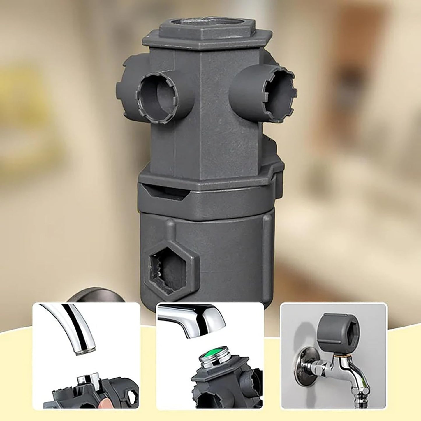 360° Rotating Multifunctional Universal Tap Adapter