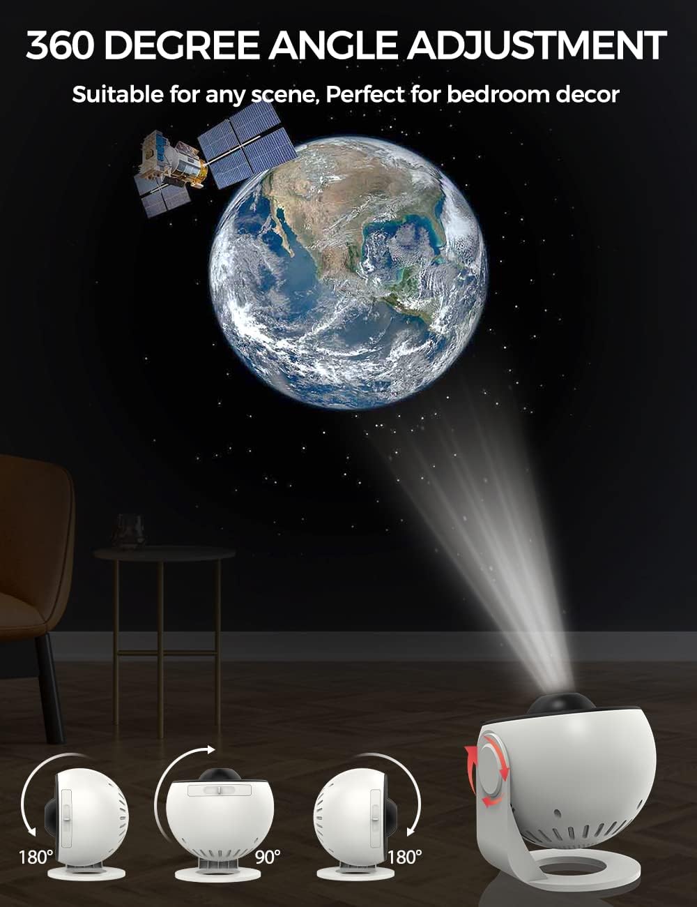 360°Cosmo-Glow Star Projector