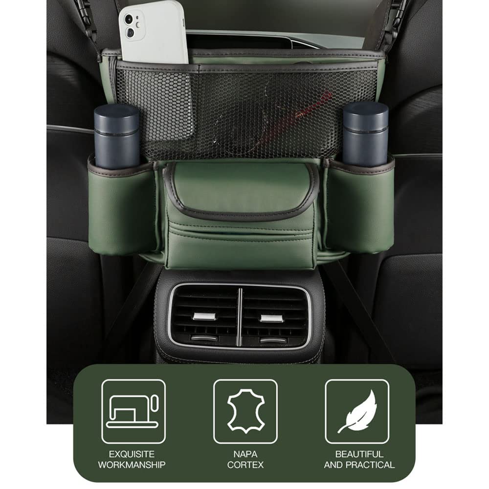 Car Seat Leather Storage Easy Organizer