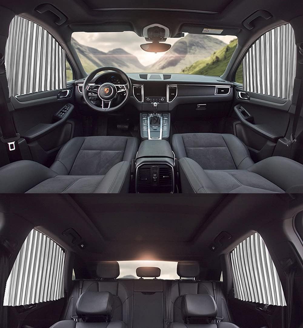 Foldable Car Window Privacy Curtains