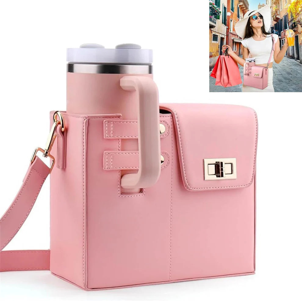 Outdoor Portable Crossbody Water Cup Storage Bag