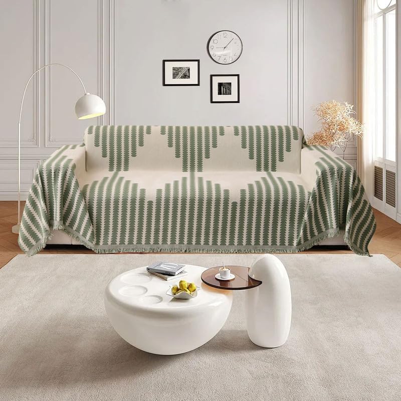 Geometric Pattern Multi-Color Sofa Slipcover Set