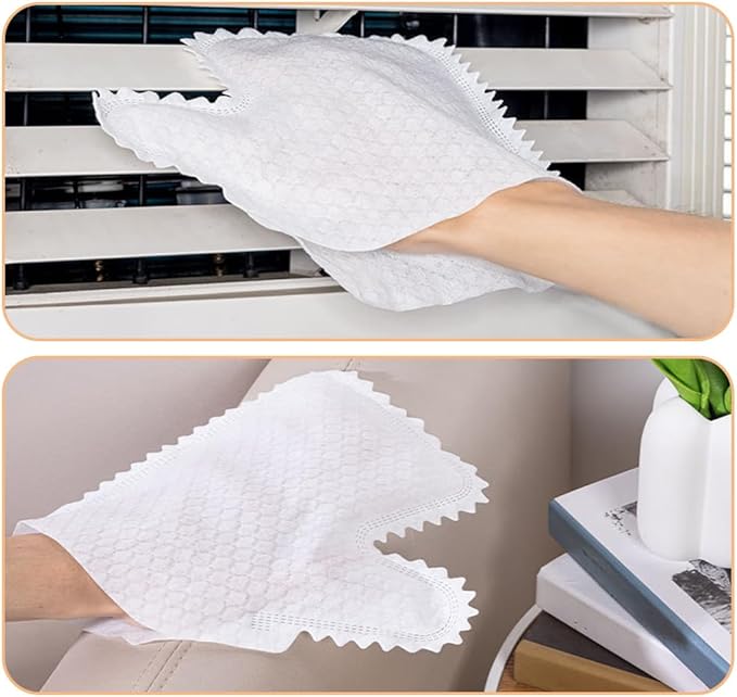 Microfiber Fish Scale Cleaning Duster Gloves