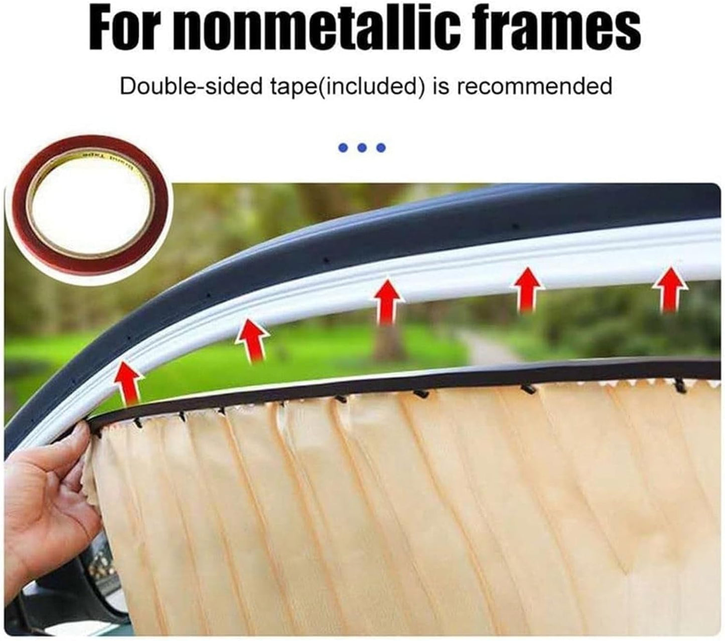 Foldable Car Window Privacy Curtains