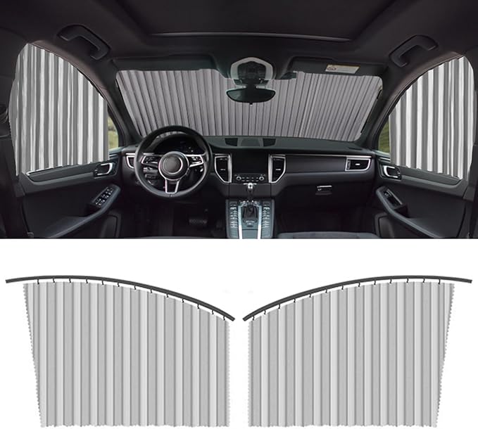 Foldable Car Window Privacy Curtains