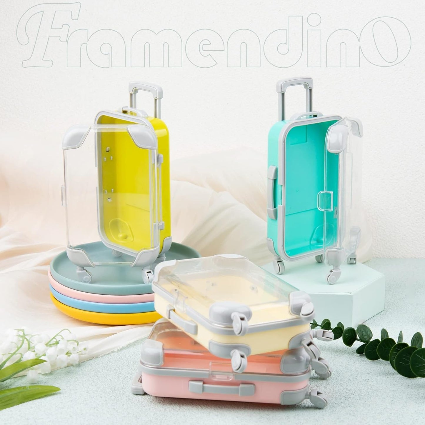 Mini Suitcase Favor Box