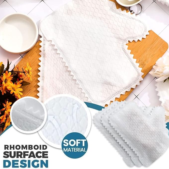 Microfiber Fish Scale Cleaning Duster Gloves