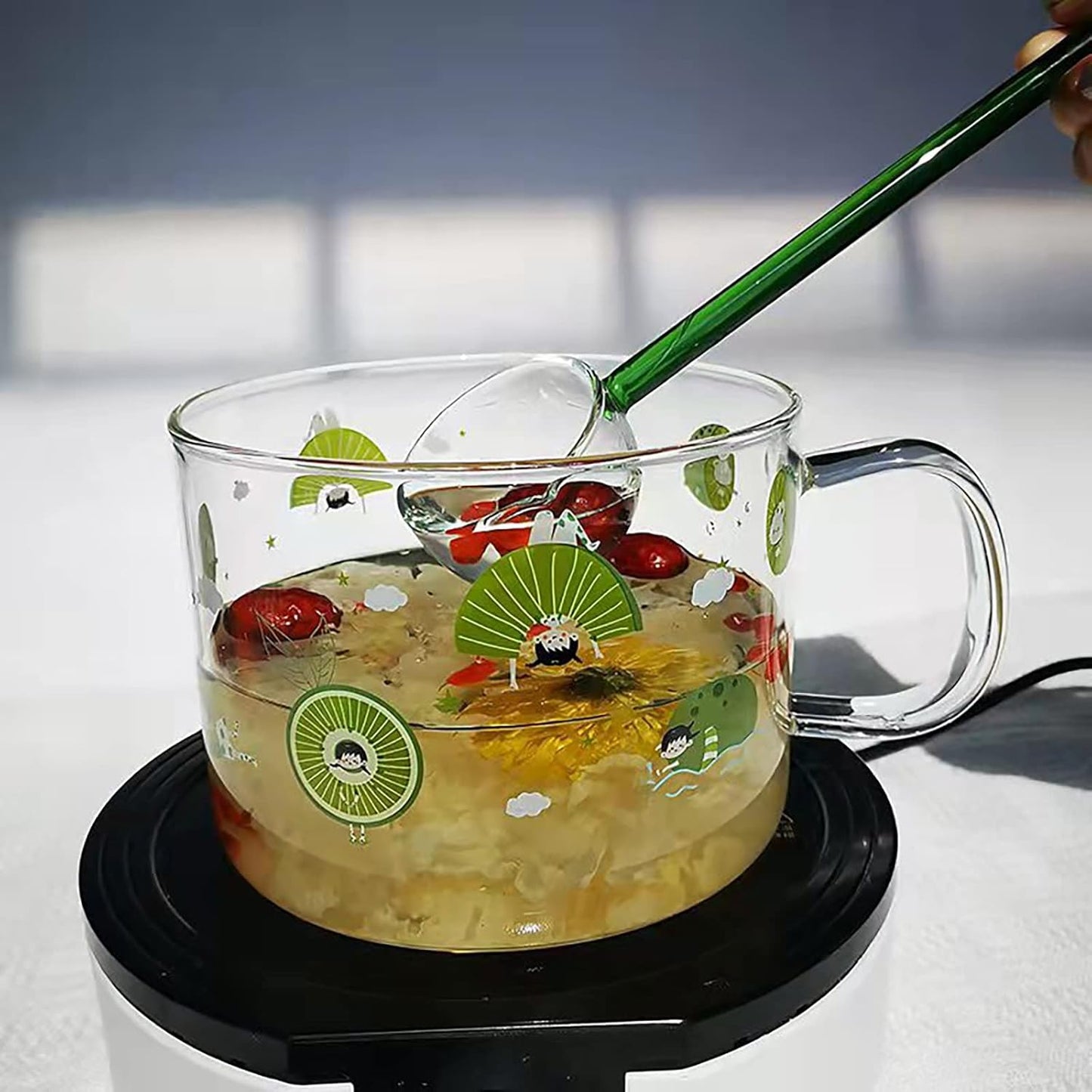 Clear Glass Stirring Spoons - (Set Of 2)