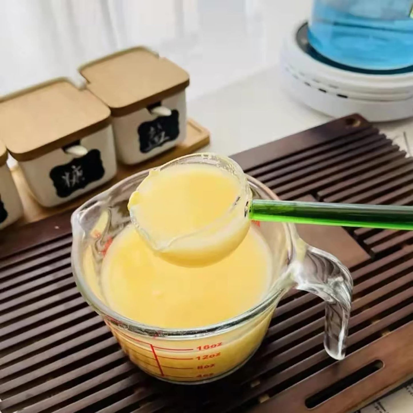 Clear Glass Stirring Spoons - (Set Of 2)
