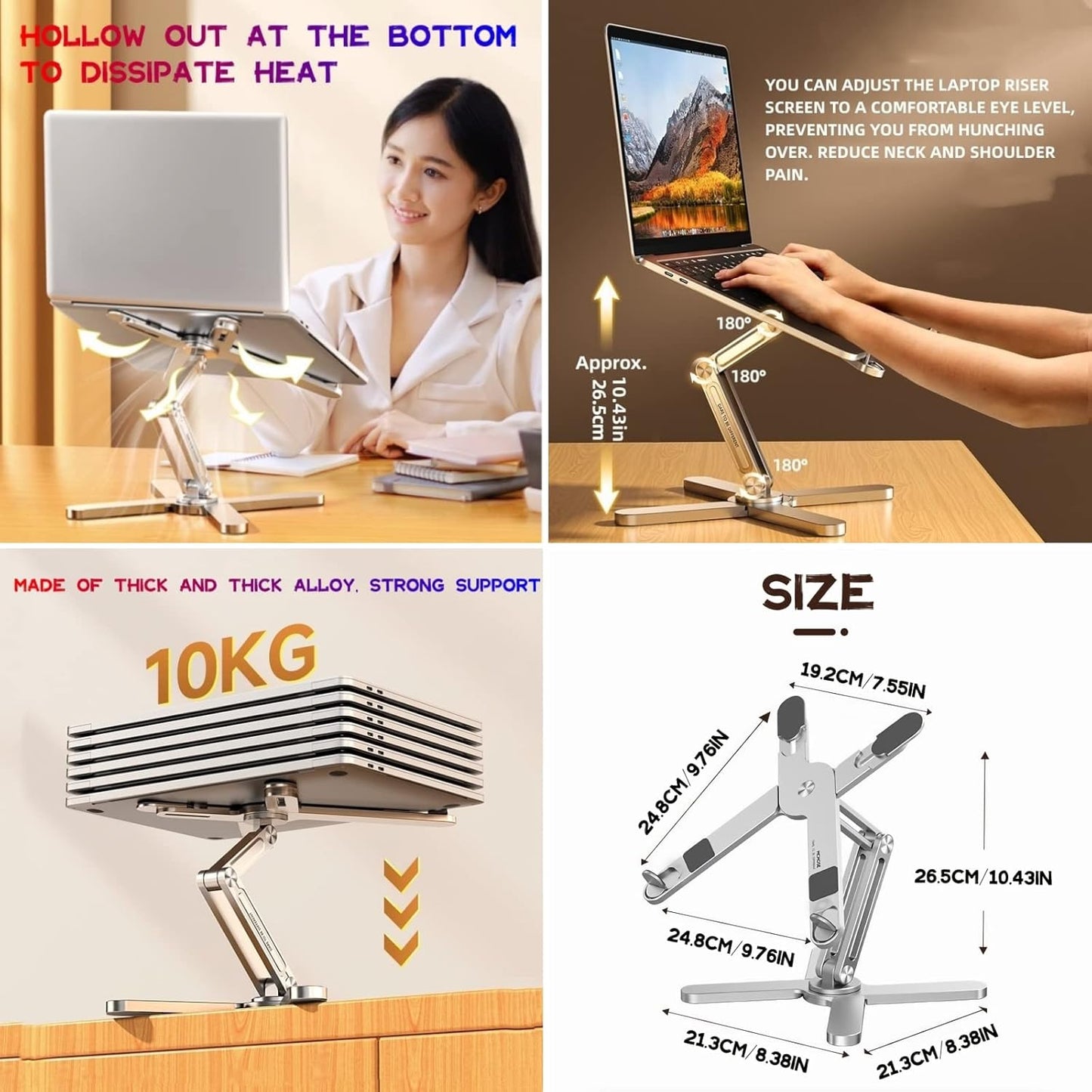 360° Rotating Laptop Stand