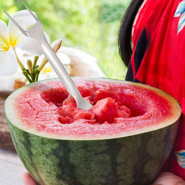 2-in-1 Watermelon Fork Slicer set off 2