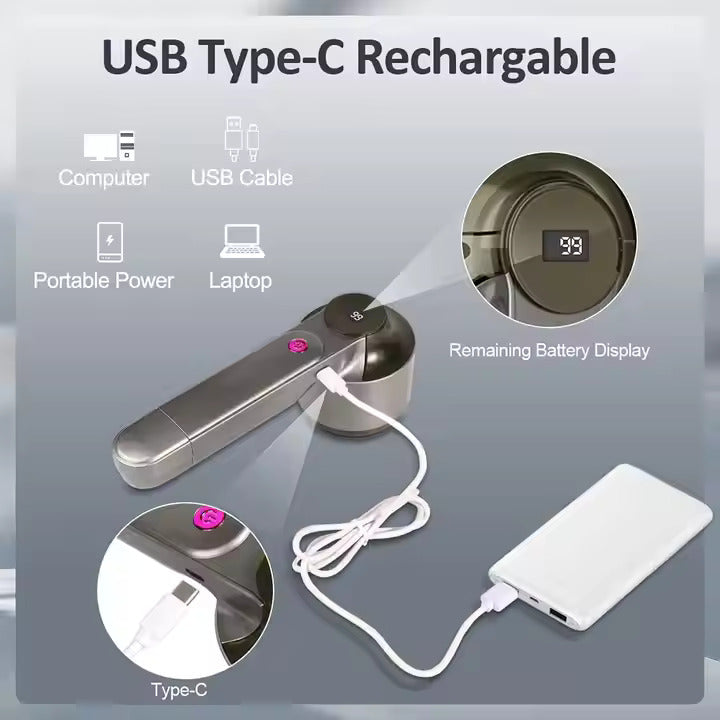 Portable Lint Shaver with Digital Display