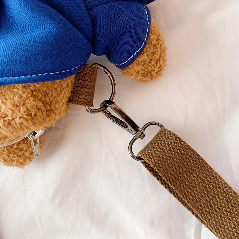 Plush Bear Crossbody Bag