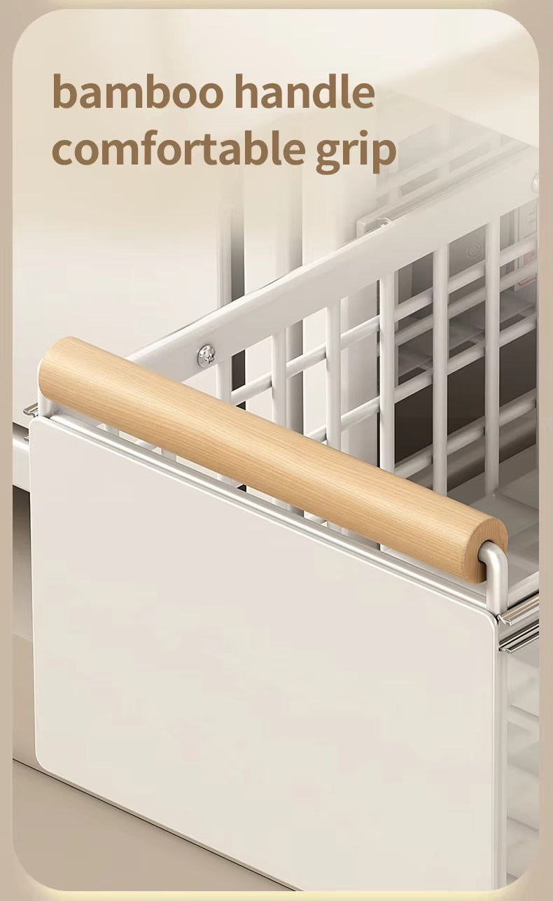 Easy Pull-Out Storage Rack For Kitchen