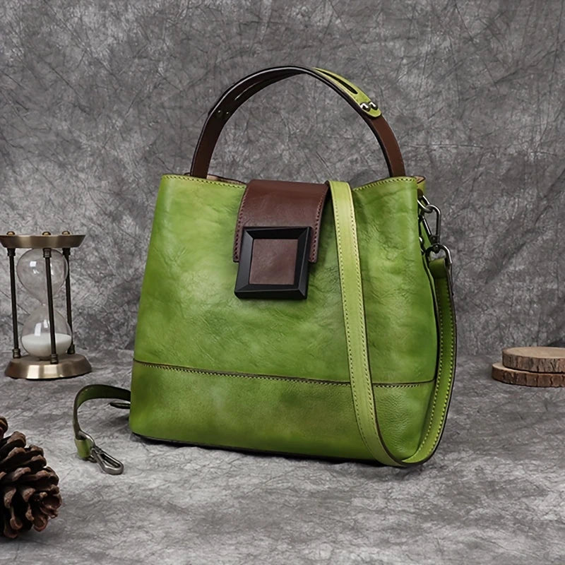 Vintage-Style Women's Crossbody Bag