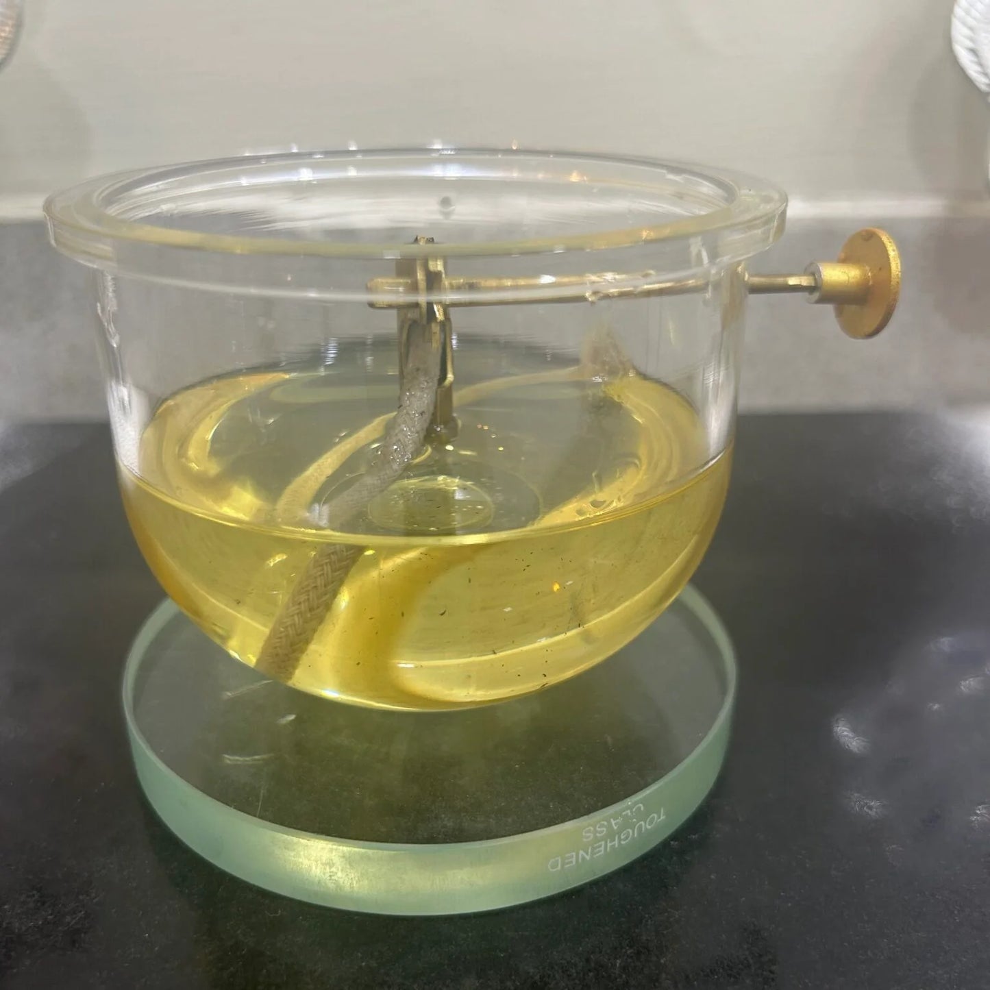 Glass Akhand Jyot Diya