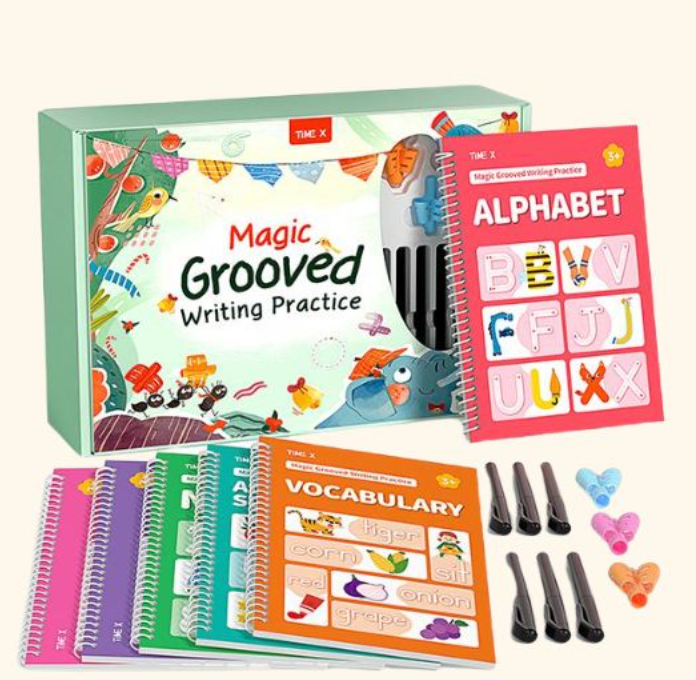 Trace & Erase Magic Writing Practice Book
