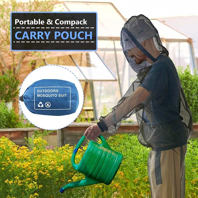 Full Body Bug Repellent Mesh Suit