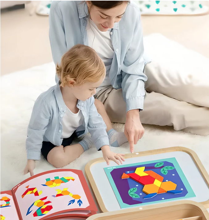 Montessori Magnetic Mosaic Play Box