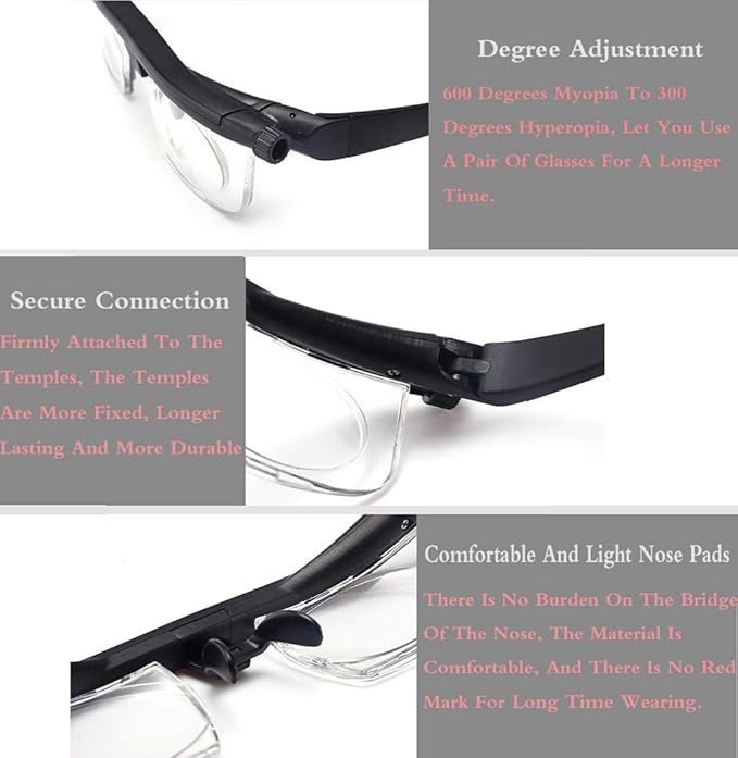 Adjustable Focus Reading Glasses