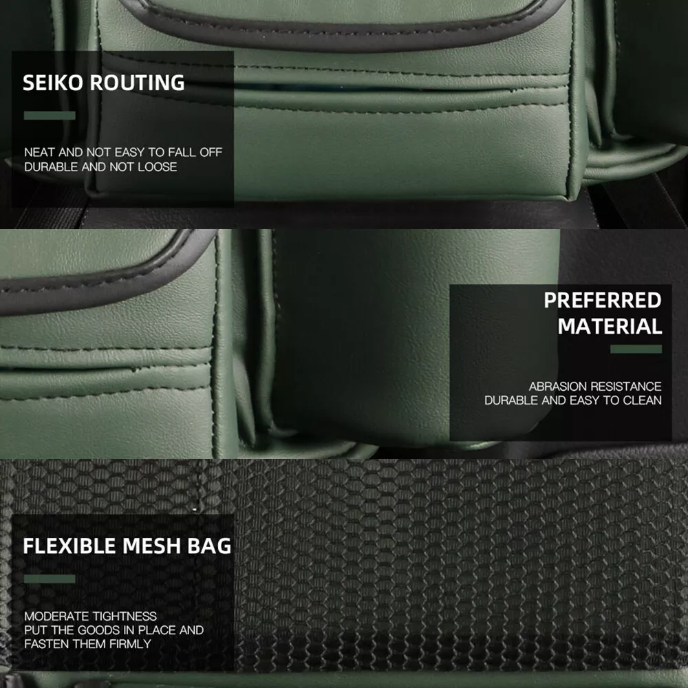 Car Seat Leather Storage Easy Organizer
