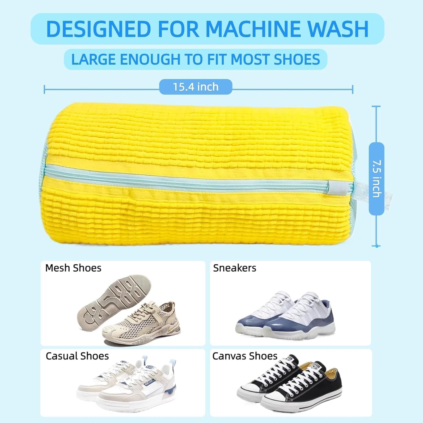 Shoe Washing Machine Bag