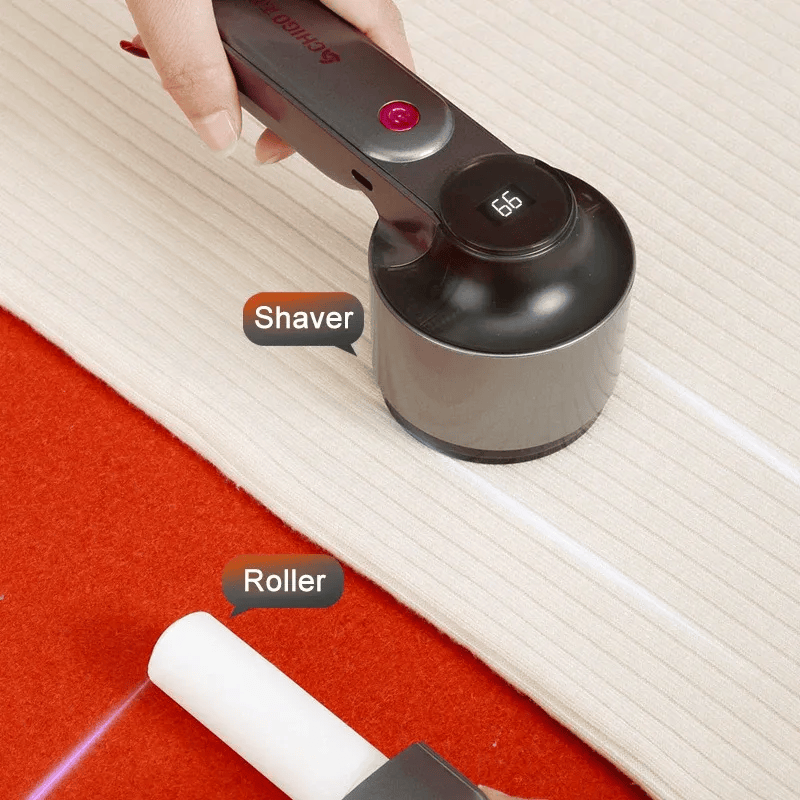 Portable Lint Shaver with Digital Display