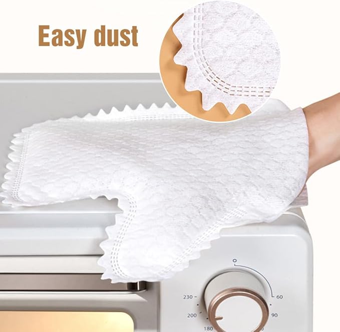 Microfiber Fish Scale Cleaning Duster Gloves