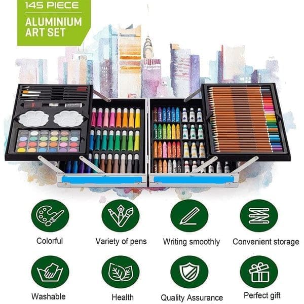 Drawing Kit Pen Artistic Color Set - 145 Pcs Color Set