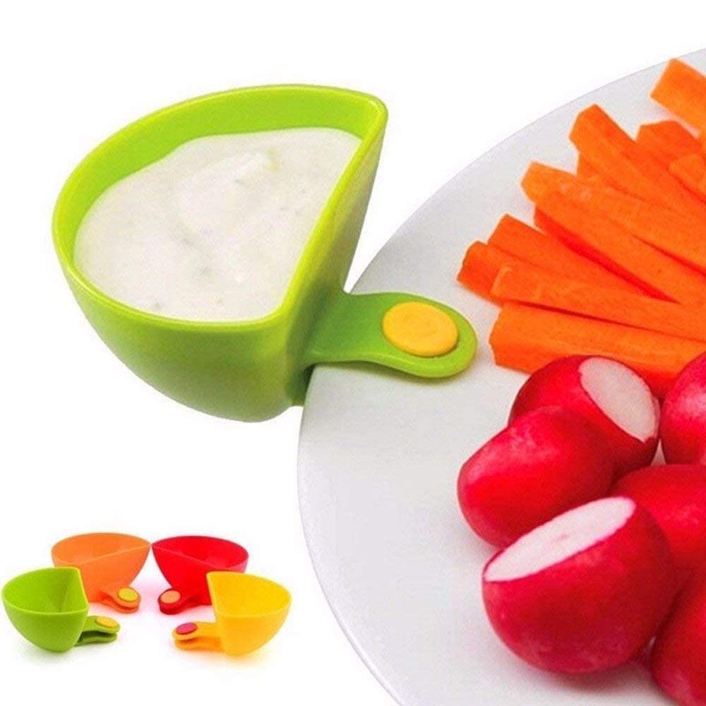 Dip Clip Bowl Plate Holder