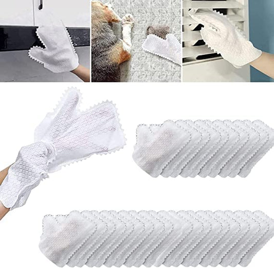 Microfiber Fish Scale Cleaning Duster Gloves