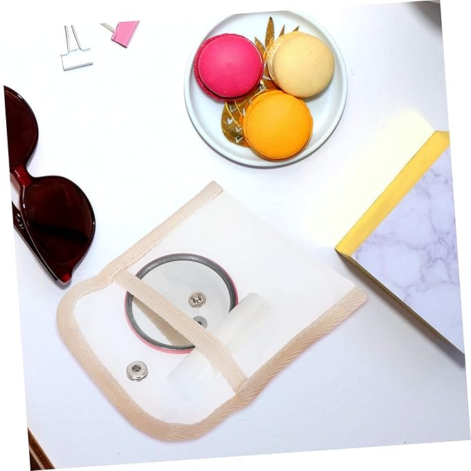 Clear Transparent Cosmetic Organizer Pouch - Pack of 3