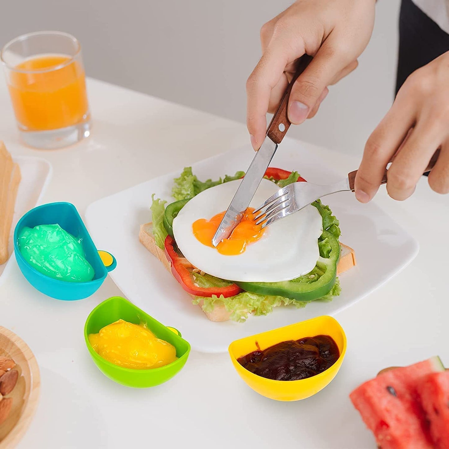 Dip Clip Bowl Plate Holder