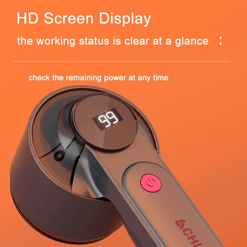 Portable Lint Shaver with Digital Display