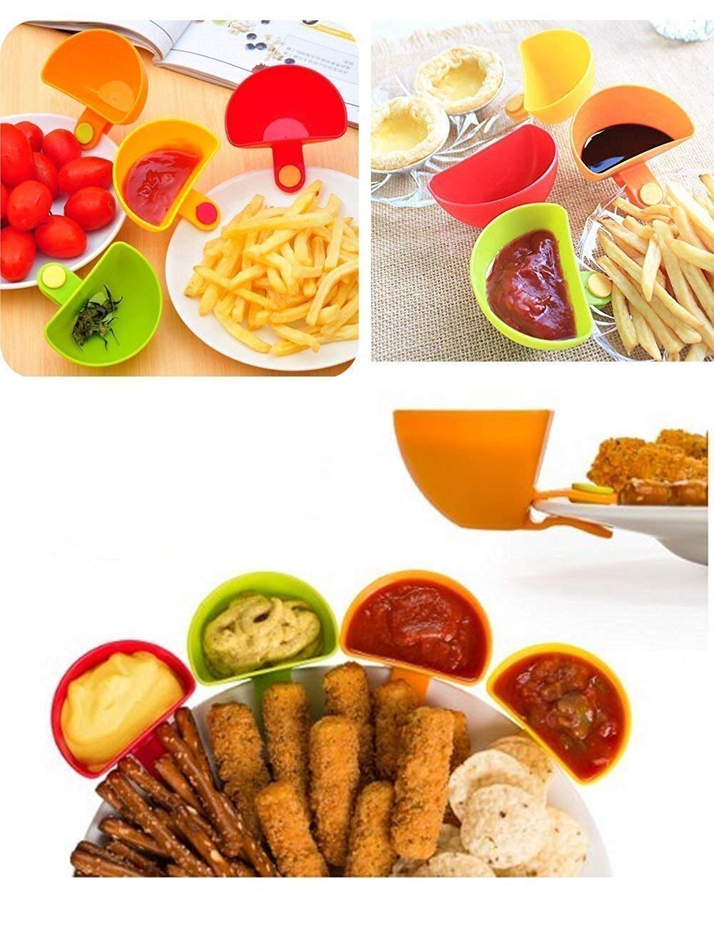 Dip Clip Bowl Plate Holder
