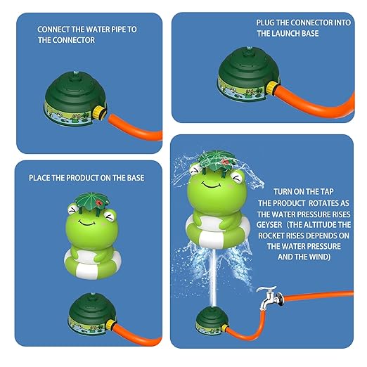 Launcher Rocket Outdoor Water Sprinkler