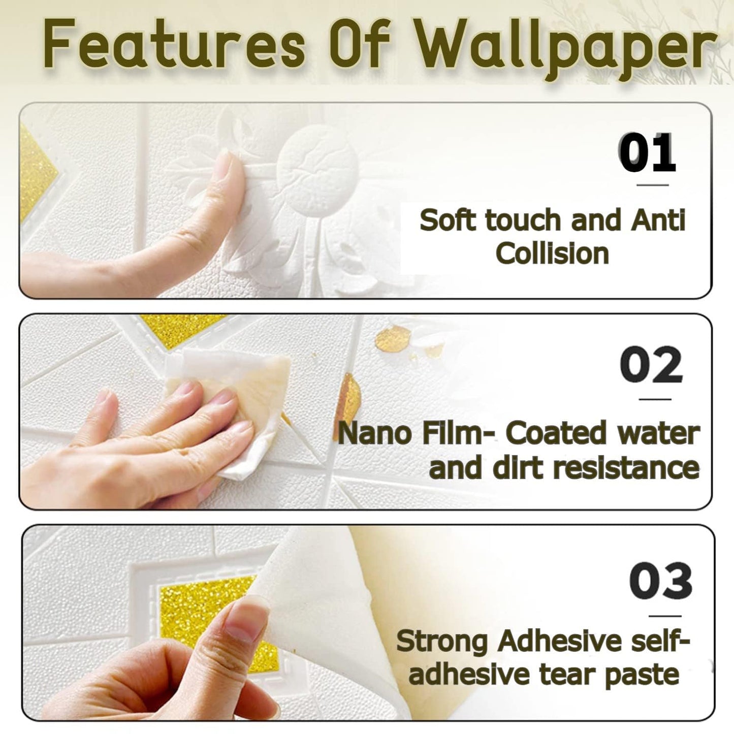3D Tile Stickers (Set of 12)
