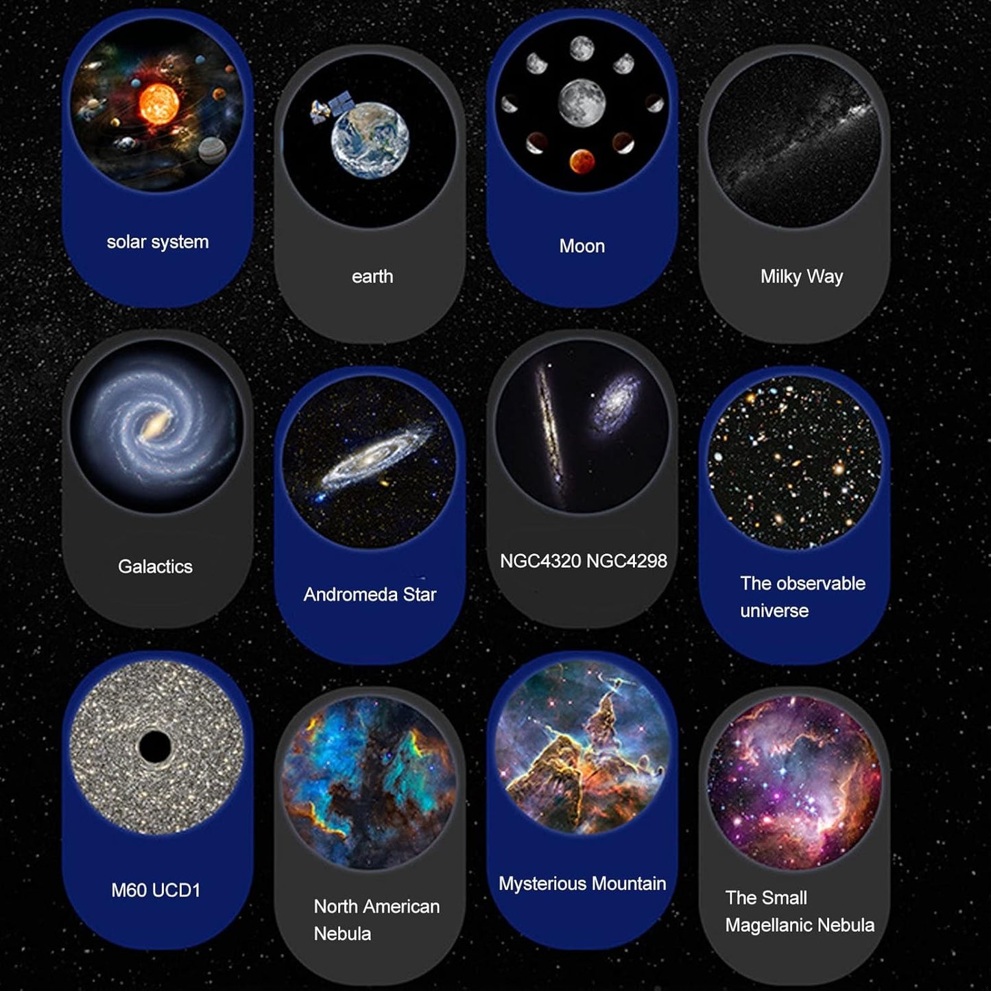 360°Cosmo-Glow Star Projector