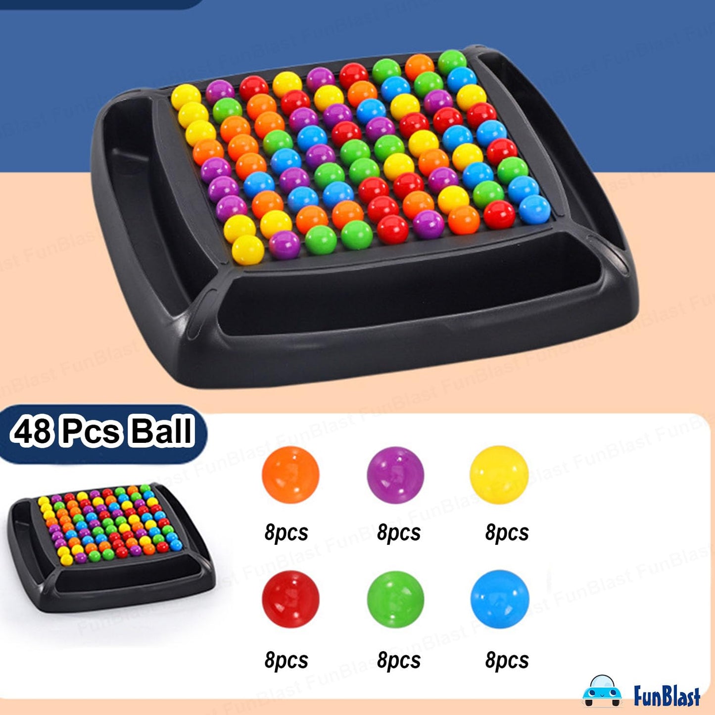Rainbow Ball Chess Board Game