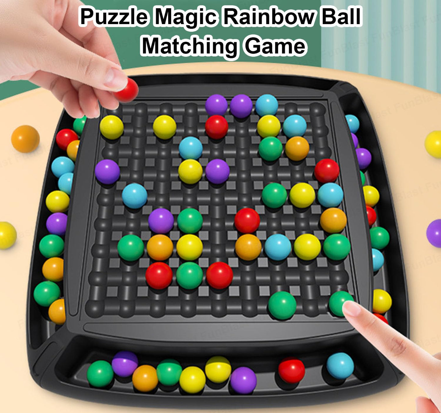 Rainbow Ball Chess Board Game