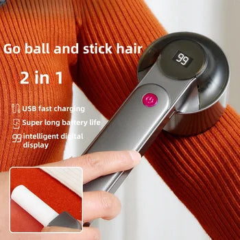 Portable Lint Shaver with Digital Display