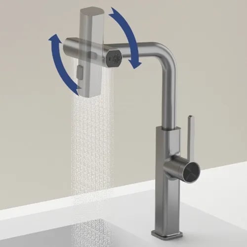 3-in-1 Kitchen 360° Faucet Fast Cleaning