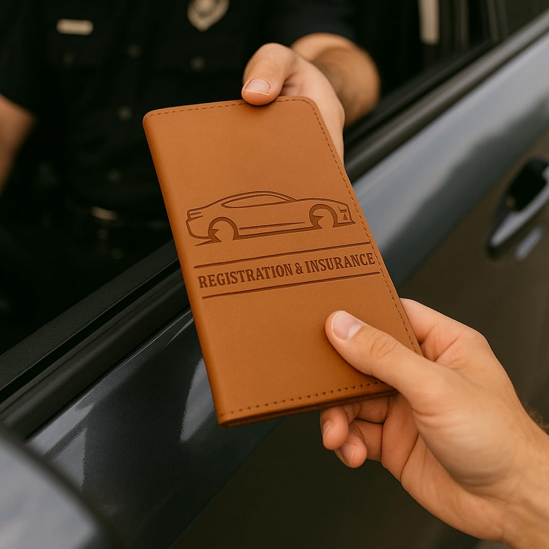 Car Document Holder with Magnetic Closure