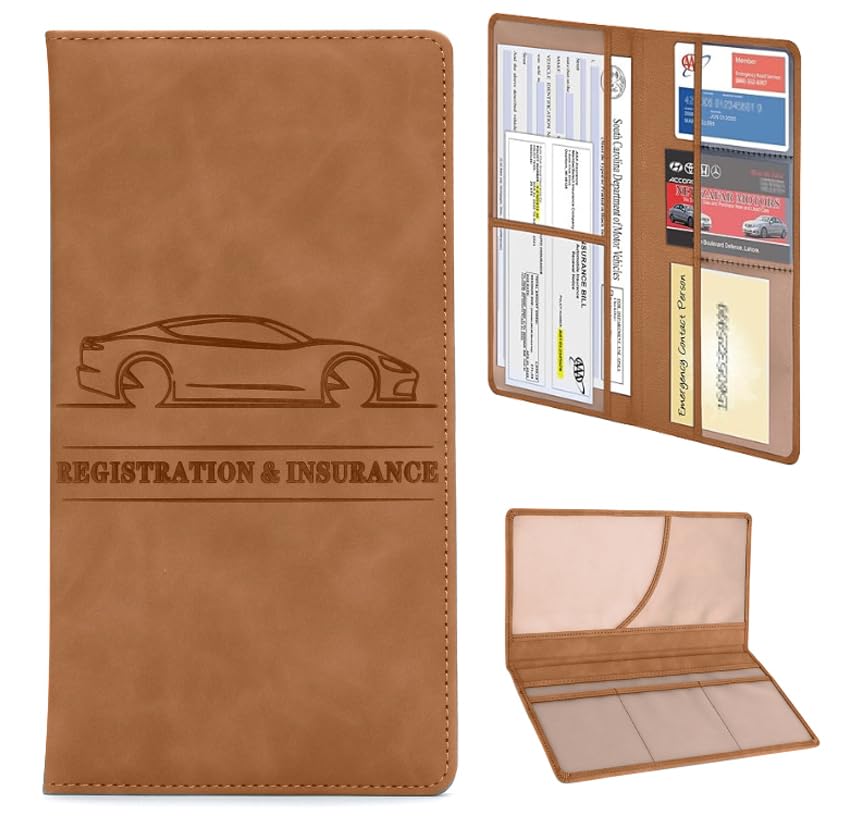 Car Document Holder with Magnetic Closure
