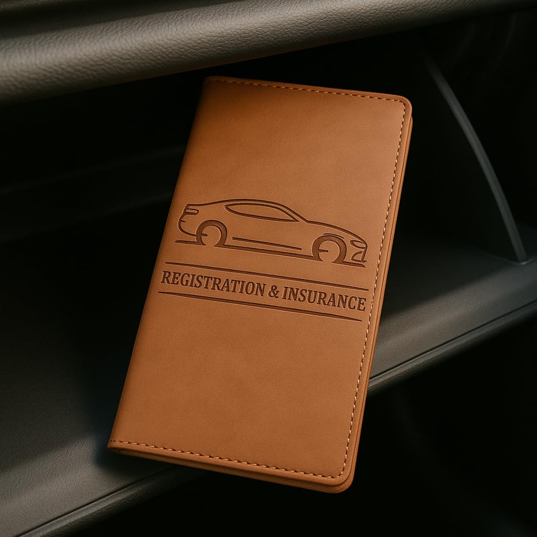 Car Document Holder with Magnetic Closure